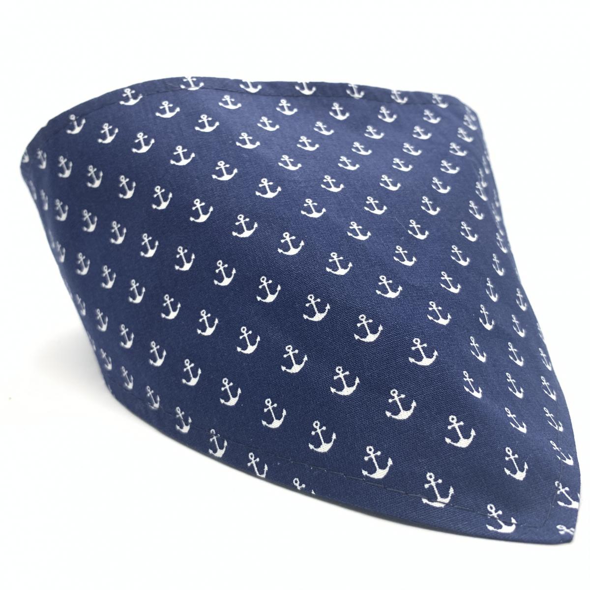 Hundehalstuch Mit Sternen - Dreieckstuch Schwarz/Weiß 70x46cm