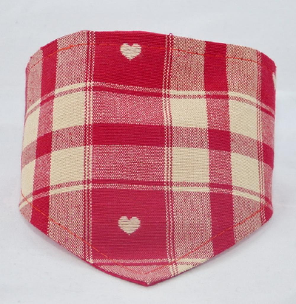Dogfields Halstuch Kariert - Blaue & Rote Karos Für Hunde - Stylisch & Bequem