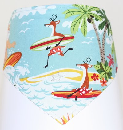 Dimples Hundehalstuch Weihnachten - Handgemachtes Bandana Mit Druckknöpfen